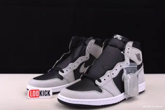 Rep High Jordan Black 1 Smoke Light White Air 555088-035 Retro Grey 0508